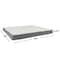 Pet Adobe Pet Adobe Memory Orthopedic Foam Dog Bed- Sherpa Top and Removable Cover- 44.5x35x4.75, Gray 229022SBE - alternate 3